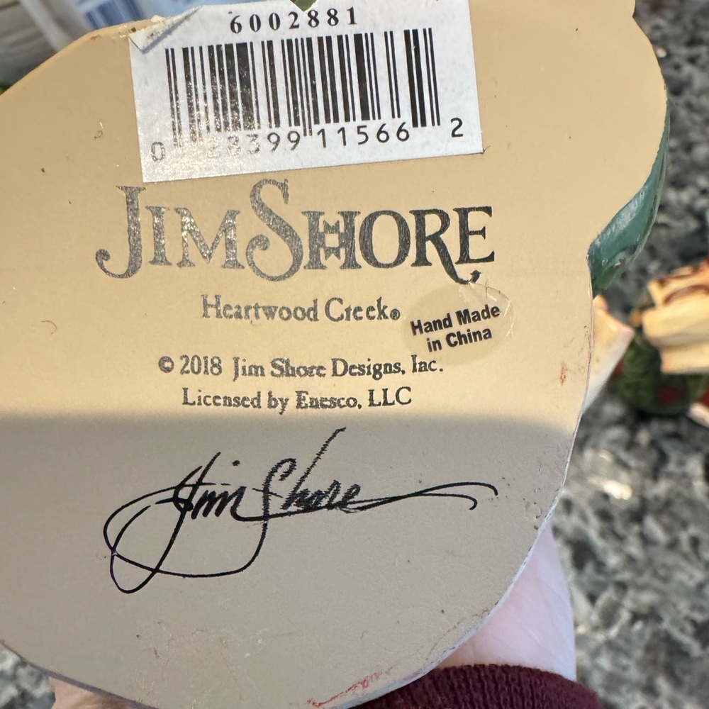 Jim Shore 2018 Annual Santa Ornament Heartwood Creek Enesco #6002881 w/ Tag - Picture 3 of 4